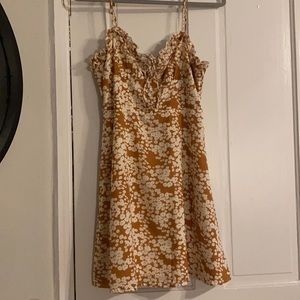 Mini floral spring dress
